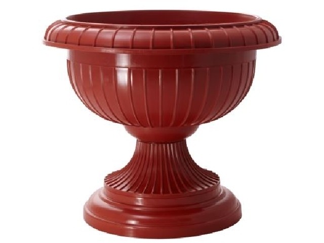 Вазон на ножке большой D 395 мм мраморный 1451